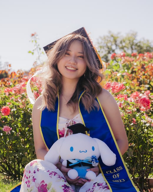 Lindsey at graduation