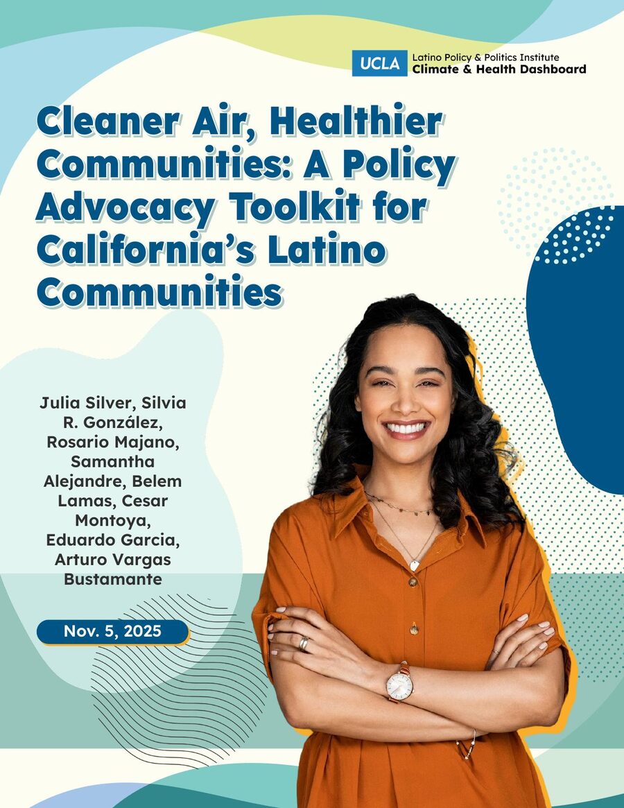 Cover of Cleaner Air, Healthier Communities — a policy advocacy toolkit for California's Latino communities