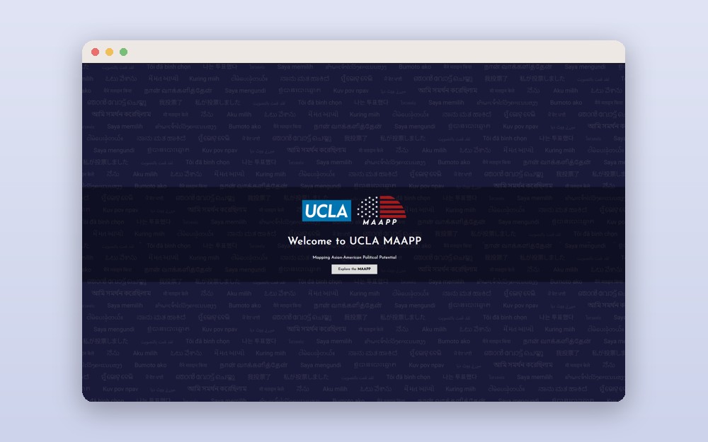 UCLA MAAPP Asian American voting map