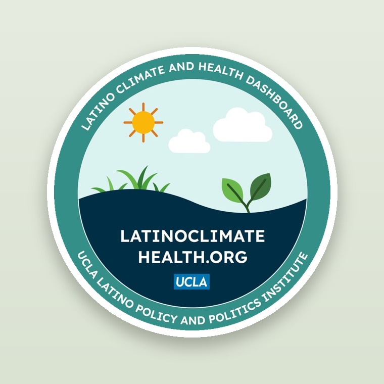 Final Latino Climate & Health Dashboard badge sticker